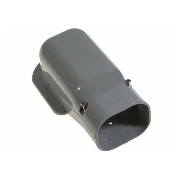 因幡電工 スリムダクトSD-77用 ウォールコーナー SW-77-G グレー