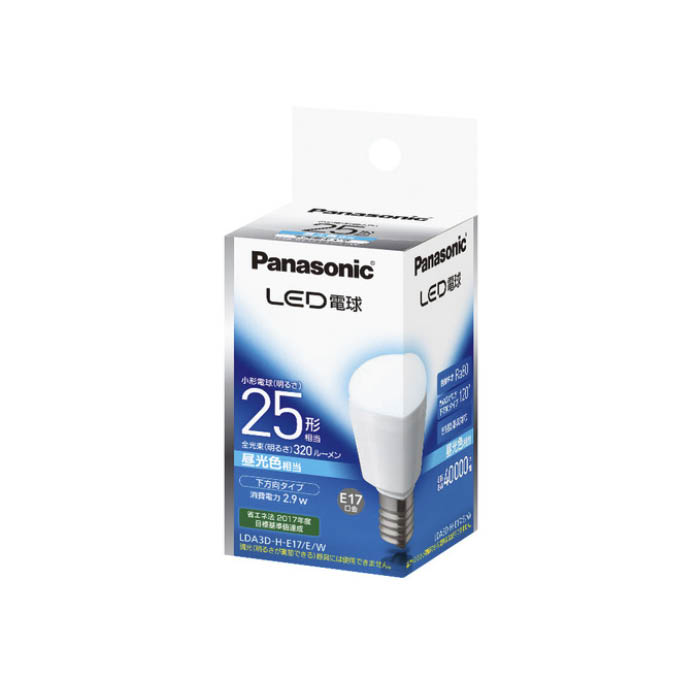 Rakuten - Panasonic（パナソニック） LED電球E17 25W型D色 LDA3DHE17EW