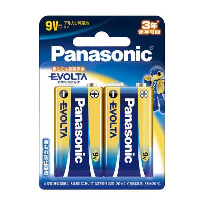 樂天商城 - Panasonic（パナソニック） エボルタ9V×2ヶ 6LR61EJ2B