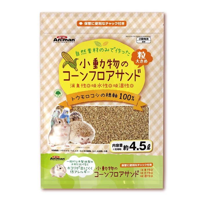 ドギーマン 小動物のコーンフロアサンド 4.5L