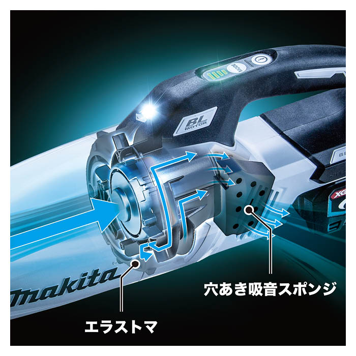 マキタ 40Vmax充電式クリーナ オリーブ CL001GRDCO