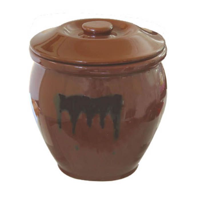 リビング 丸かめ蓋付き 1号 1.8L