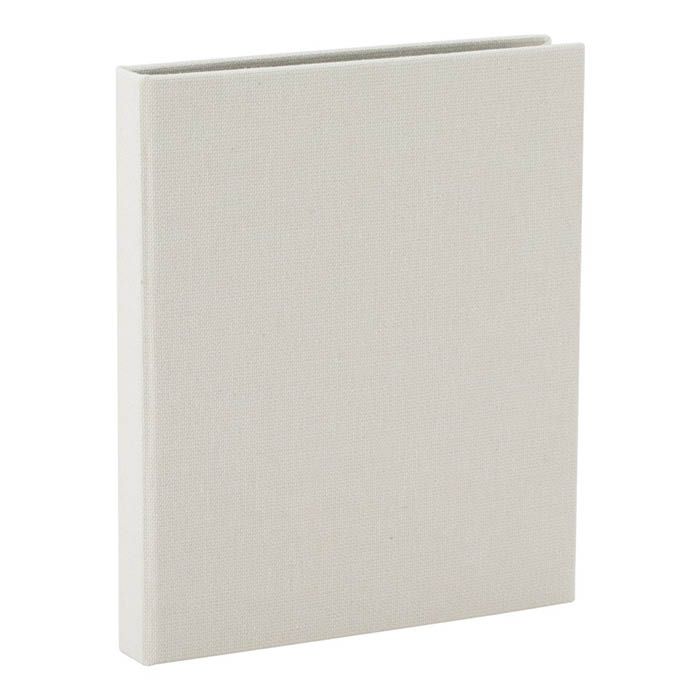 ナカバヤシ コット/黒台紙フォトアルバム/L判タテ24枚/ホワイト A-COPL-241-W