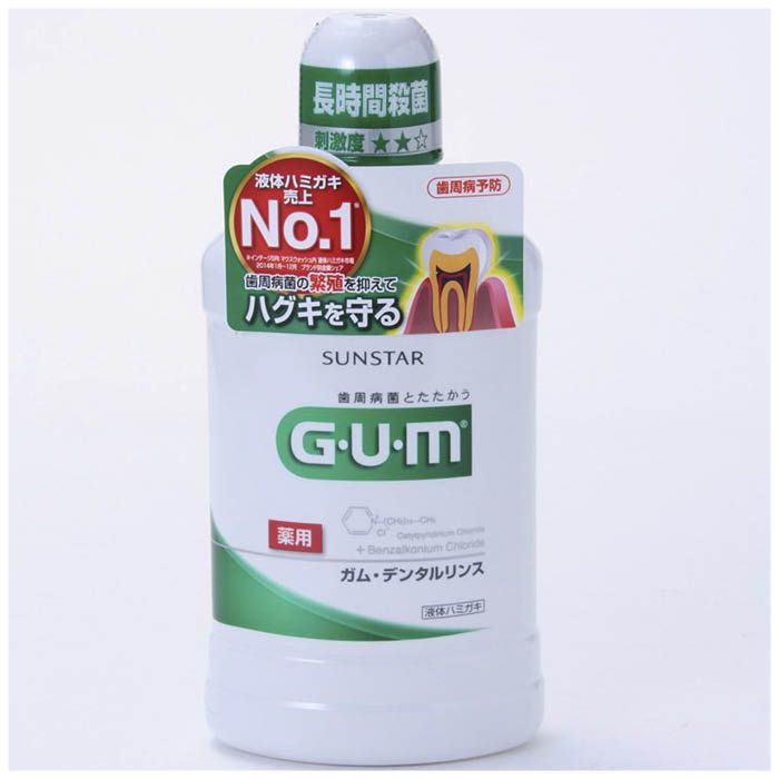 サンスター GUMデンタルリンス レギュラー 500ml