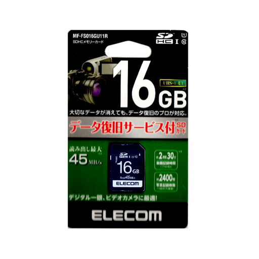 ELECOM SDHCカード FS016GU11R ELECOM SDHCカード FS016GU11R