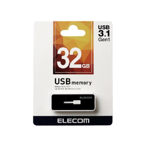 ELECOM USBメモリー MF-KNU332GB ELECOM USBメモリー MF-KNU332GB