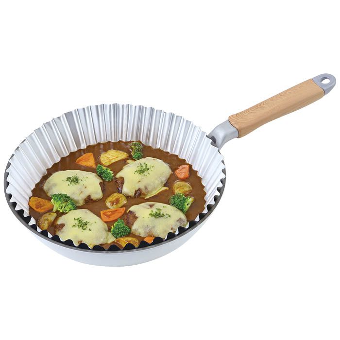 深型フライパンホイル 28cm 15枚