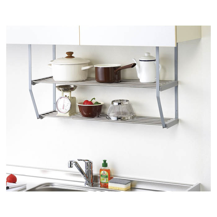 食器棚　ホームセンター　ナフコ　購入 使用期間4ヶ月✨ナフコ オープンボード 食器棚の通販 by ロールパンナ
