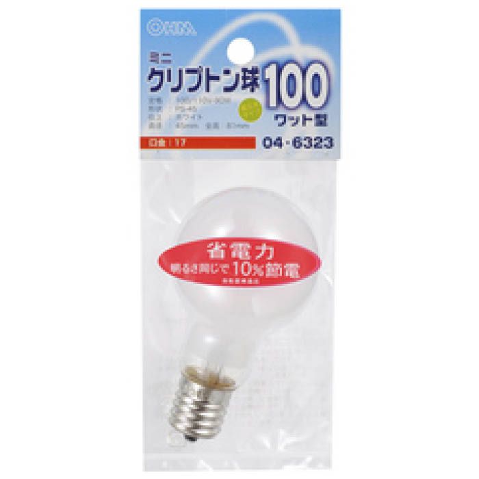 Led Bulb - ミニクリプトン球90W形ホワイト LB－PS4700K－W