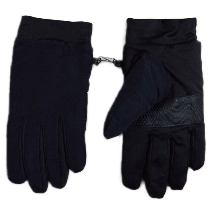 防風サイクルグローブ ウインドシールド ブラック