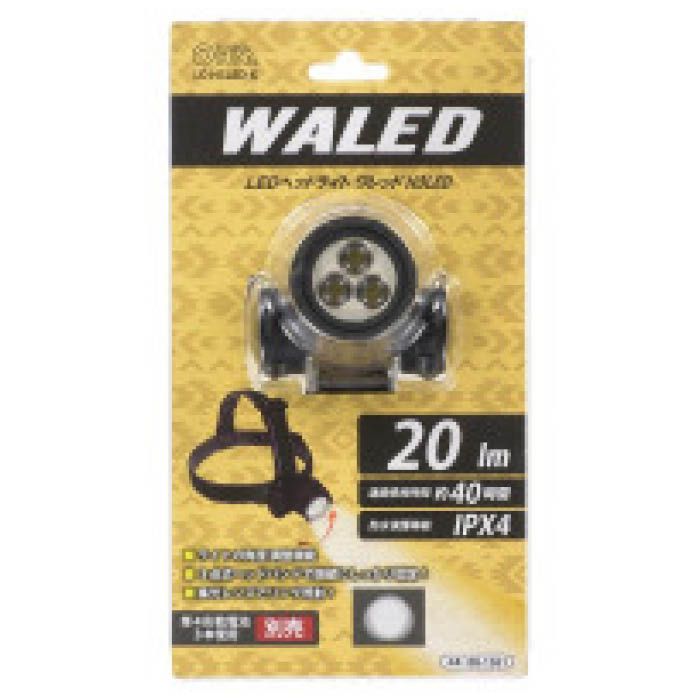 【 特 長 】:■ 3点式ヘッドバンドで頭部にしっかり固定■ 集光レンズでリング照射■ 明るさ20ルーメン■ 防水保護等級 IPX4（防まつ形）■ 連続使用時間は約40時間■ FL1 STANDARD（アメリカ ANSI/NEMA FL1-...