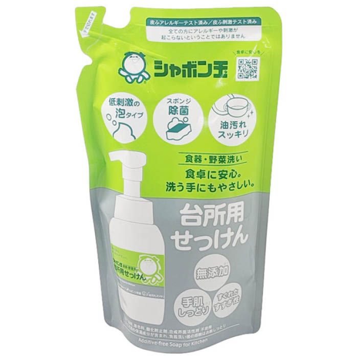 シャボン玉販売 台所用せっけん泡タイプ つめかえ用 275ML