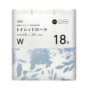 【エントリーでポイント10倍】ナフコトイレットロール18Rダブル 25m【2024/4/24 20時 - 4/27 9時59分】