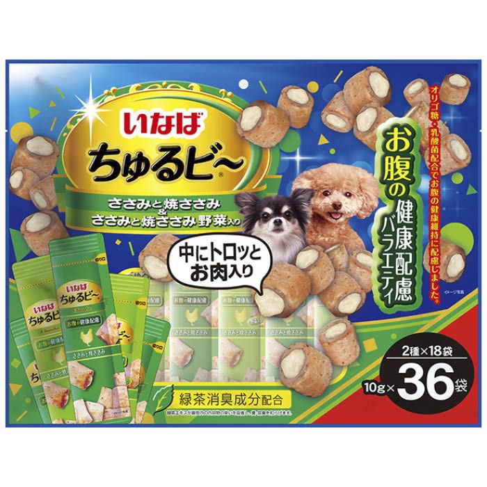 いなば　ちゅるビー　36袋　お腹の健康配慮バラエティ 10g×36袋