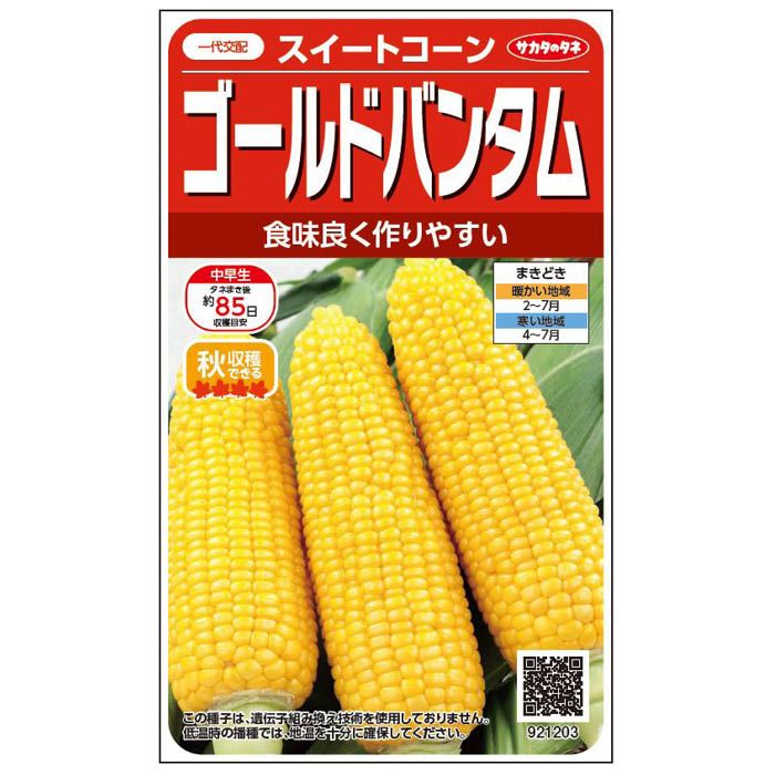 サカタのタネ トウモロコシ ゴールドバンタム