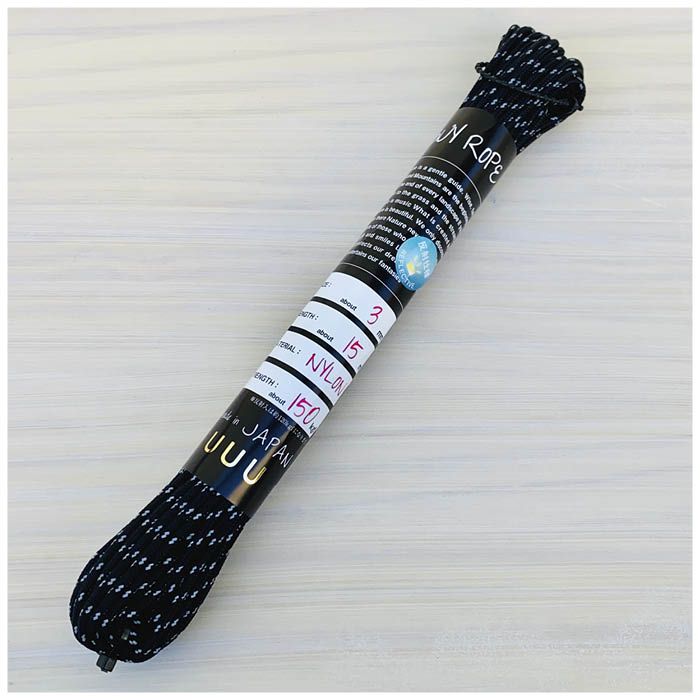 ガイロープ3×15 UUU−0078リフレクティブブラック