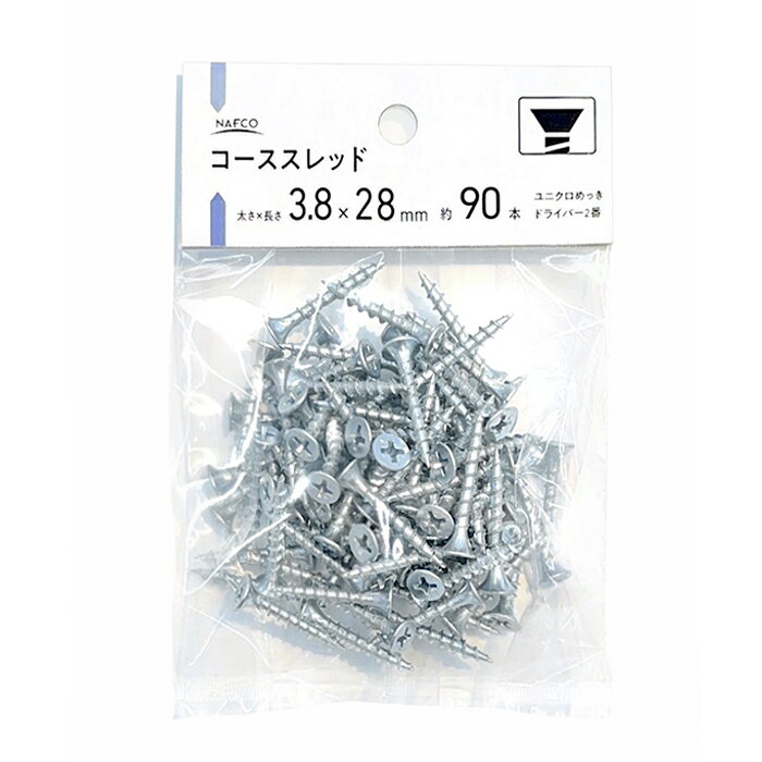 ナフコ コーススレッド中袋 3.8×28