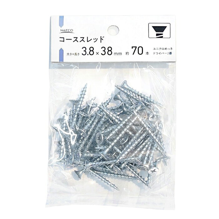 ナフコ コーススレッド中袋 3.8×38
