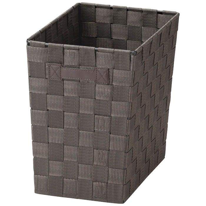 [仕様]：■材質：ポリプロピレン■サイズ：18×26×25.5cm■原産国：中国[用途]：■インテリアに馴染むシンプルなバスケット■取っ手付きなので引き出しやすい■カラーボックス対応（ハーフサイズ）■小物整理に便利!