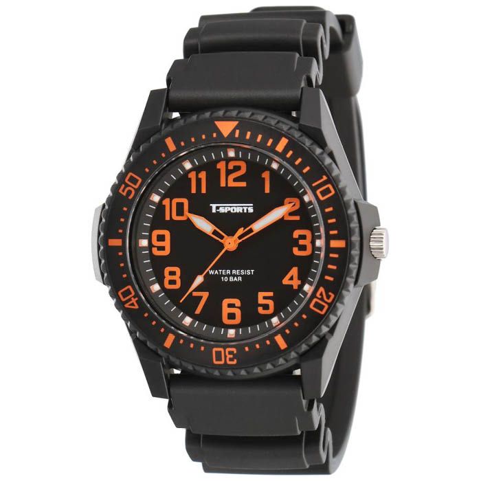 ■10気圧防水■逆回転防止ベゼル■蓄光付きインデックス（針）