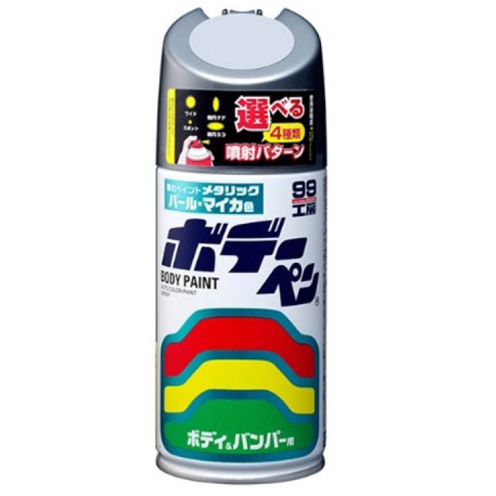 [特長]：■焼付塗装に迫る性能を持つ、ストレートアクリル樹脂塗料。■バレー式ボタン採用で、ラクにきれいにスプレーできます。■ワイド＆スポットとタテ＆ヨコの4パターンスプレー機能により、大きな補修、小さな補修等、様々な補修に便利。■カラーナンバー：NH880M