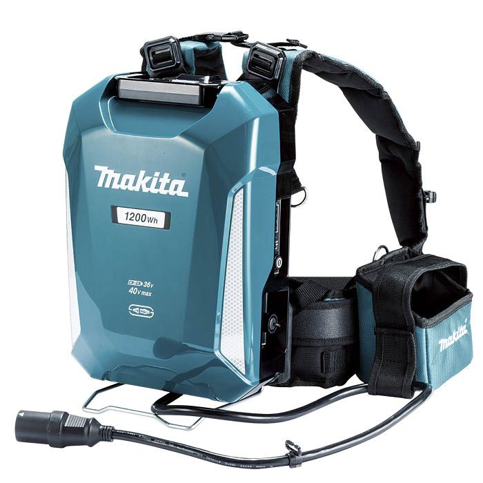 ※本体・ハーネス・充電器・肩掛けバンド付（各接続アダプタ別売）■大容量　1,200Wh■約6時間充電■電圧：36V■質量：約10kg（アダプタポケット除く）■サイズ：長さ369×幅261×高さ139mm◆JANコード:0088381575577