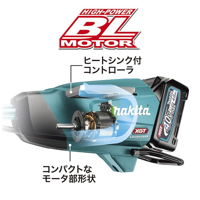 マキタ 40Vmax充電式草刈機 MUR018GRM
