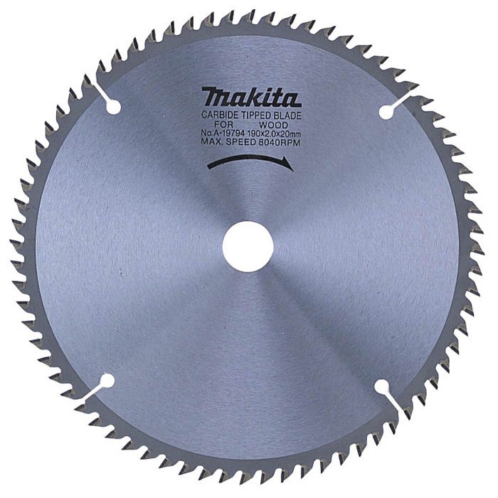 マキタ チップソー190－72T　卓上 A－19794