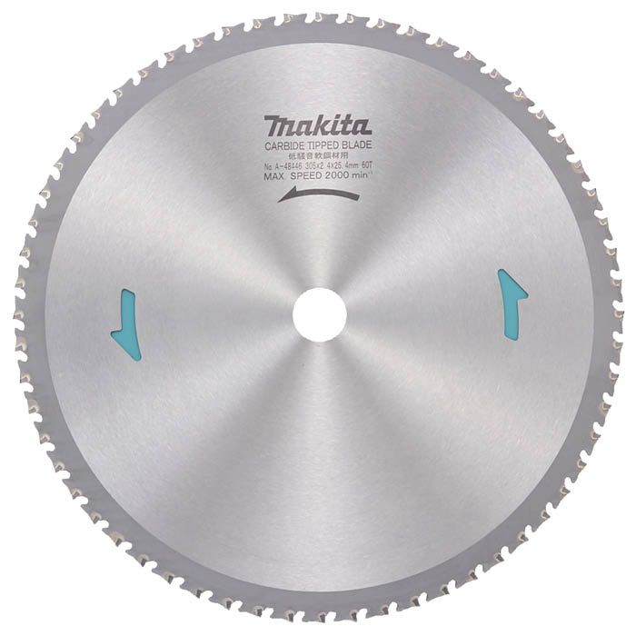 マキタ 低騒音軟鋼材用チップソー A－48446