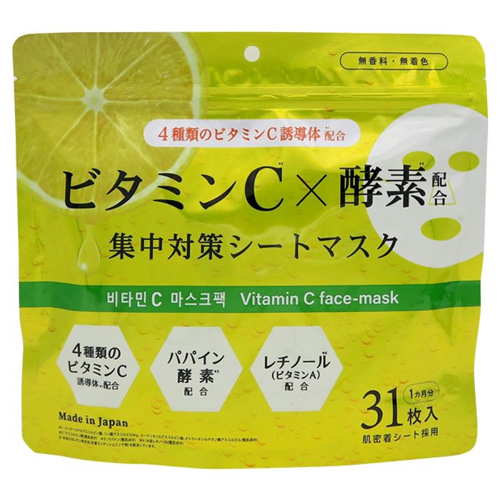 三和通商 ビタミンC酵素シートマスク 31枚