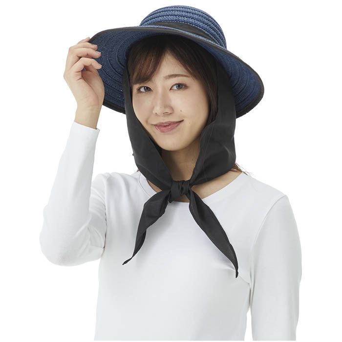 Rakuten - 婦人ハットスカーフ付 N5501NV ネイビー