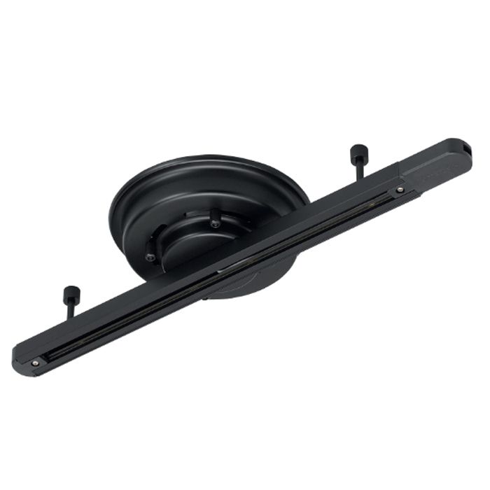 ヤザワコーポレーション 薄シーリング直付ダクトレール500黒 LRD501BK