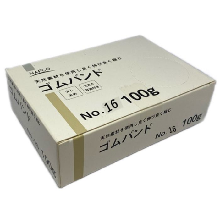 天然素材を使用し良く伸び良く縮む輪ゴム