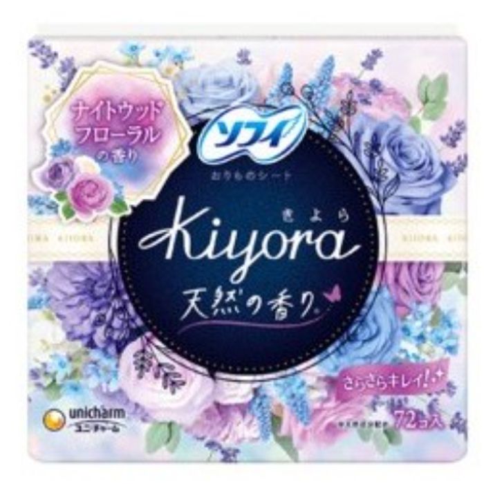 ソフィKiyoraナイトウッドフローラルの香り 72枚