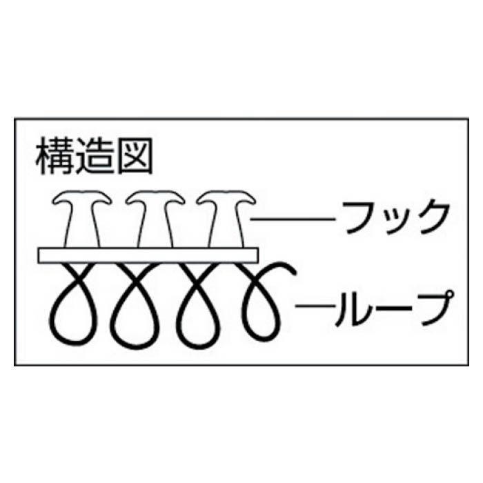 (T) マジックバンド結束テープ両面幅20mmX長さ1.5m黄 3