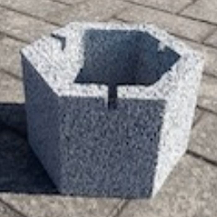 ロックポット 透水 グレー 230mm×200mm×150mm