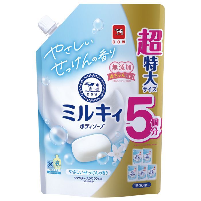 ミルキィボディソープ せっけんの香り 詰替 1800ml