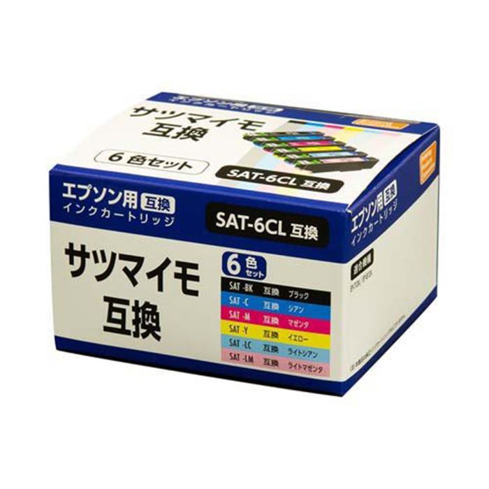 PPC エプソン互換インクSAT　4P PP-EICSAT-6P-L