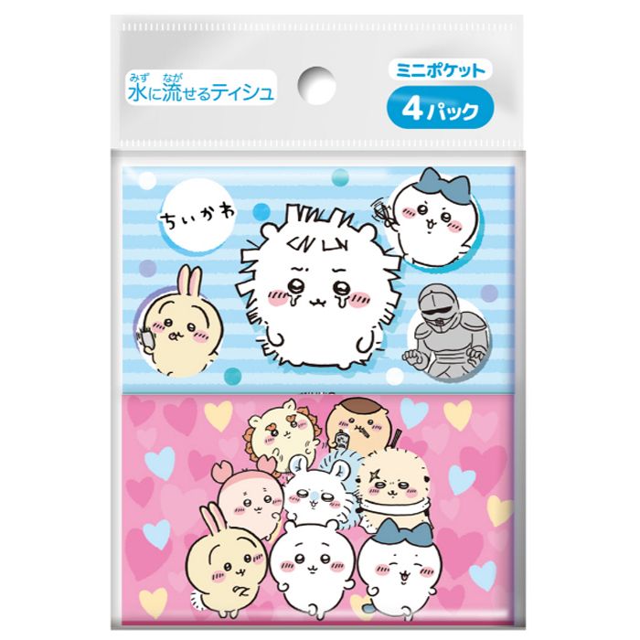 ミニポケットティッシュ ちいかわ4P