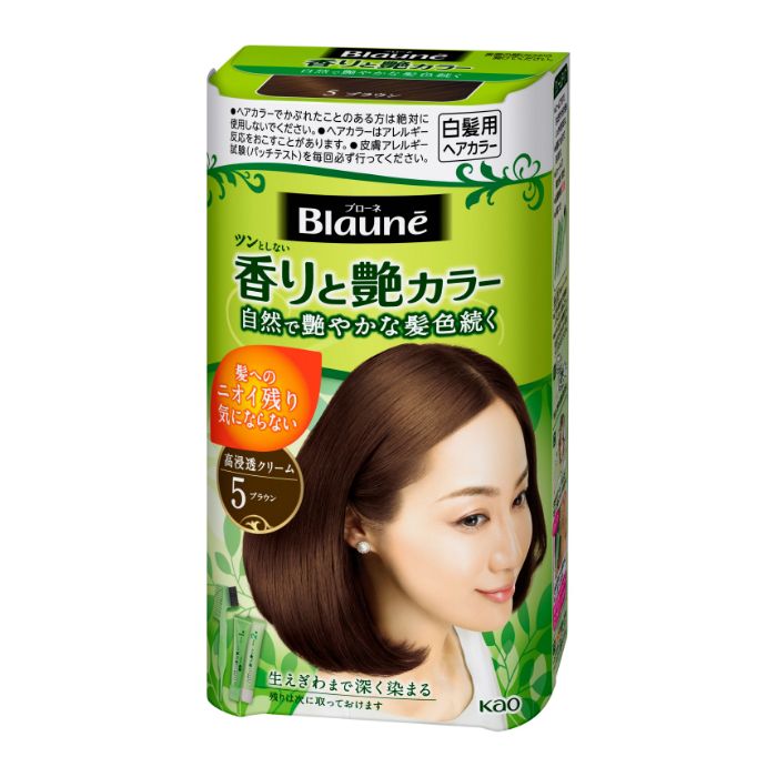 ブローネ香りと艶カラークリーム 5 ブラウン 80G