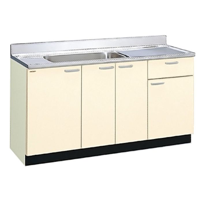 Rakuten - LIXIL 木製流し台　間口150cm　左勝手　アイボリー GKF-S-150MYNL