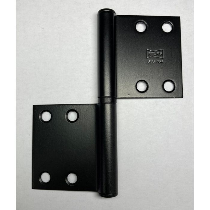 ハイロジック ステン兼用蝶番 黒塗 102×89mm