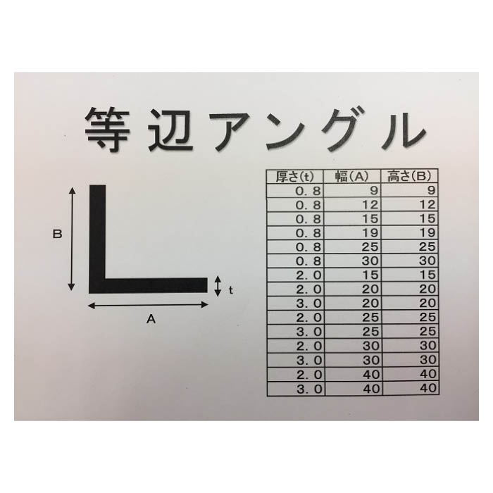 Rakuten - ハイロジック ALアングルBK0.8×30×30×2M 0.8×30×30