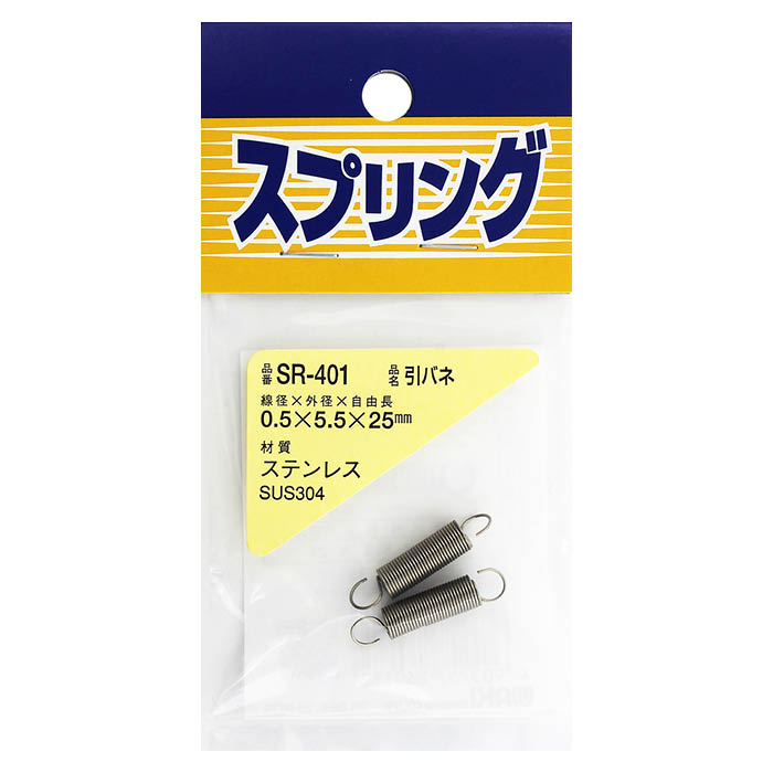 樂天商城 - ステンレス引きバネ SR-401 0.5×5.5×25