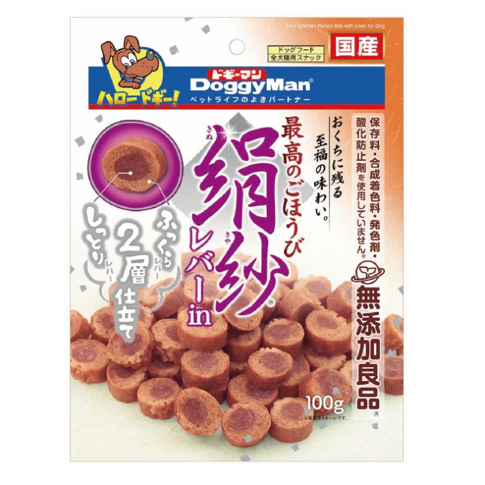 ドギーマン 絹紗レバーin 100g
