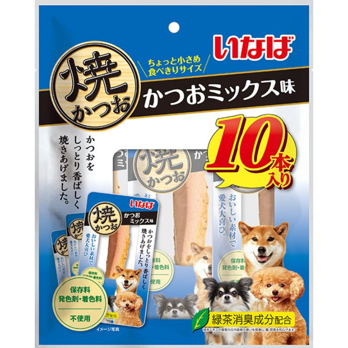 Rakuten - イナバ いなば　焼かつお　かつおミックス味 10本