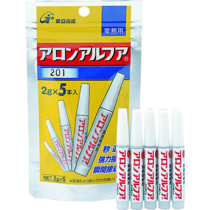 コニシ アロン アロンアルファ 201 2g（5本入） AA-201-02AL-5