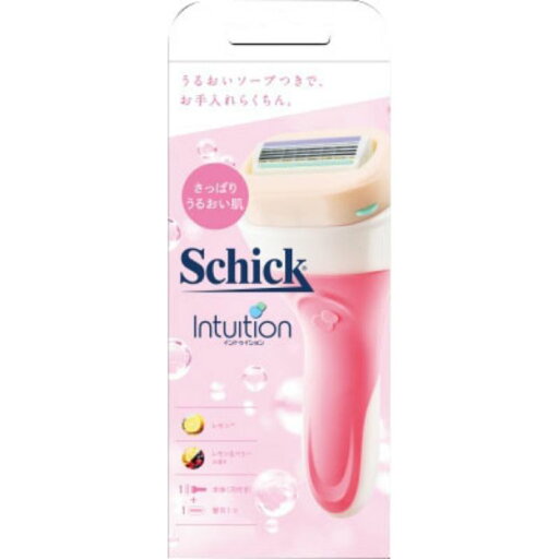 シック イントゥイション さっぱりうるおい肌 ホルダー 刃付+替刃1個 シック イントゥイション さっぱりうるおい肌 ホルダー 刃付+替刃1個