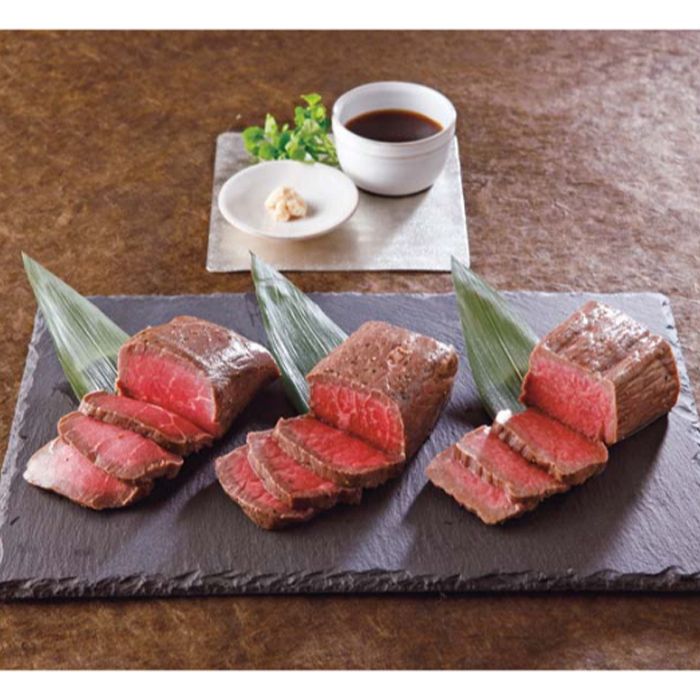 【A8-9】【お中元】黒毛和牛ローストビーフ3種食べ比べ-承り締切:2025年7月29日