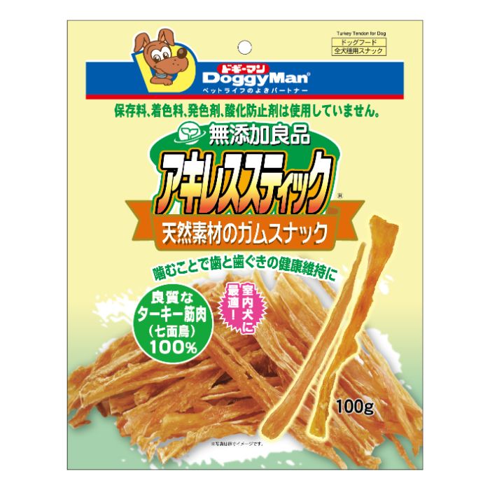 ドギーマン 無添加良品アキレススティック 100g